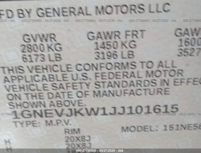 1GNEVJKW1JJ101615