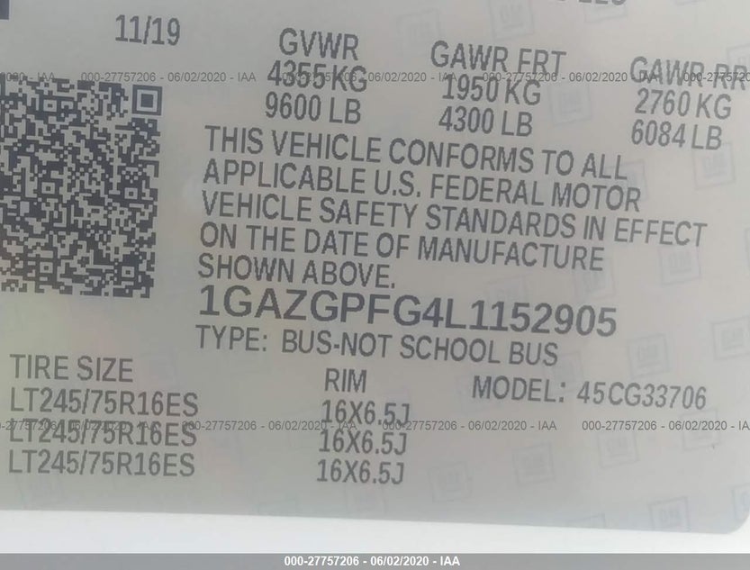 1GAZGPFG4L1152905
