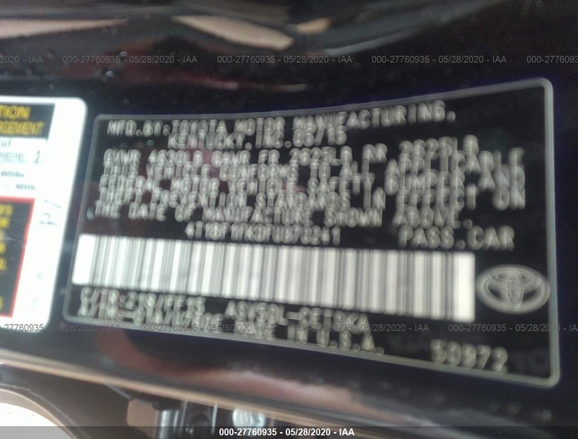 4T1BF1FK0FU970241