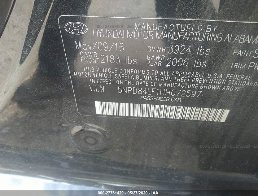 5NPD84LF1HH072597
