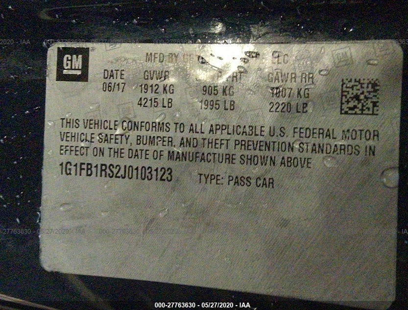 1G1FB1RS2J0103123