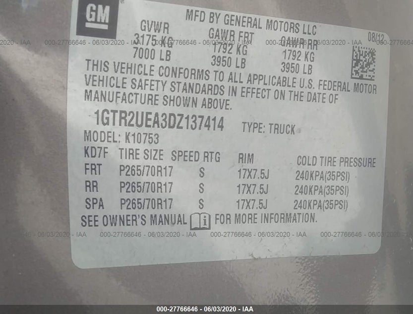 1GTR2UEA3DZ137414