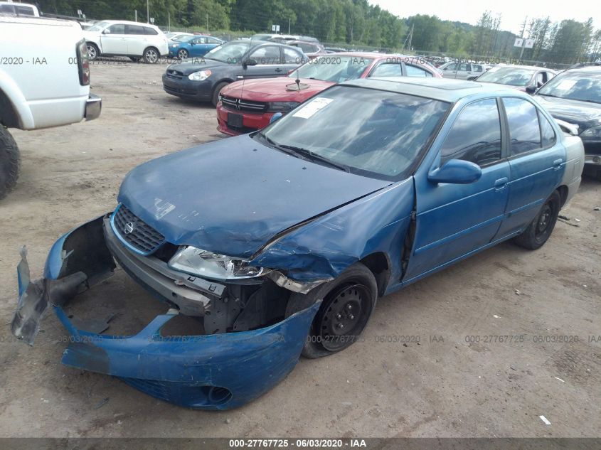 2001 Nissan Sentra Gxe VIN: 3N1CB51D01L423643 Lot: 27767725