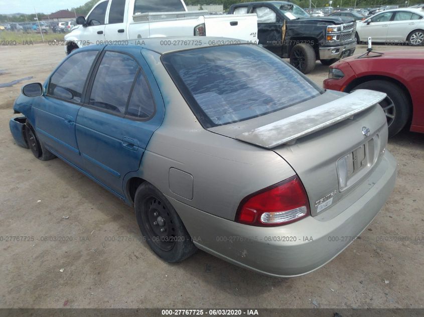 2001 Nissan Sentra Gxe VIN: 3N1CB51D01L423643 Lot: 27767725