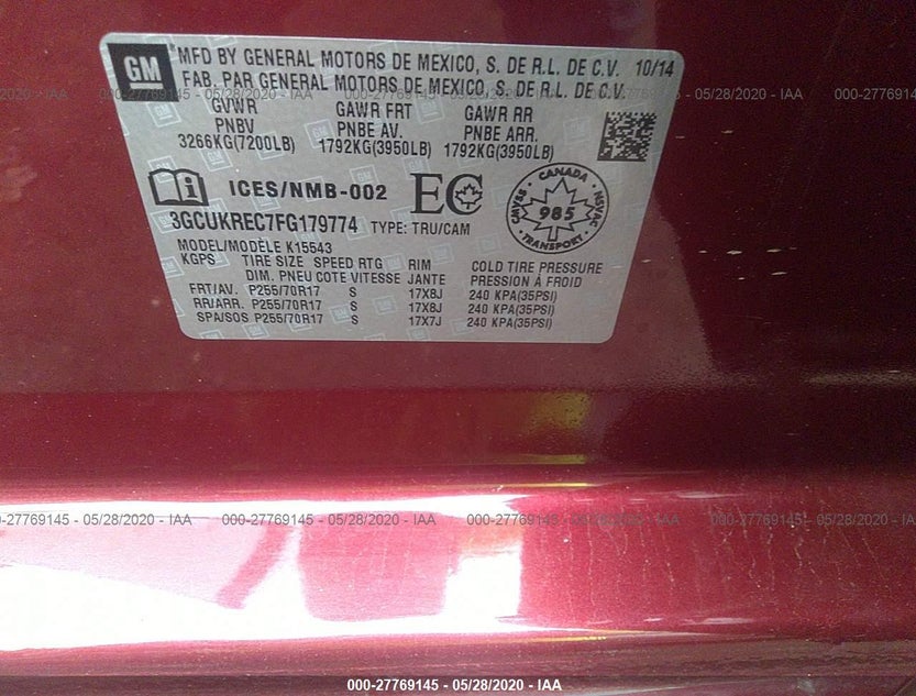 3GCUKREC7FG179774