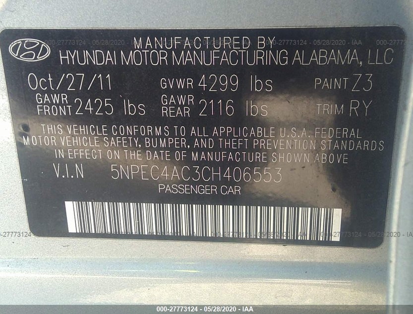 5NPEC4AC3CH406553