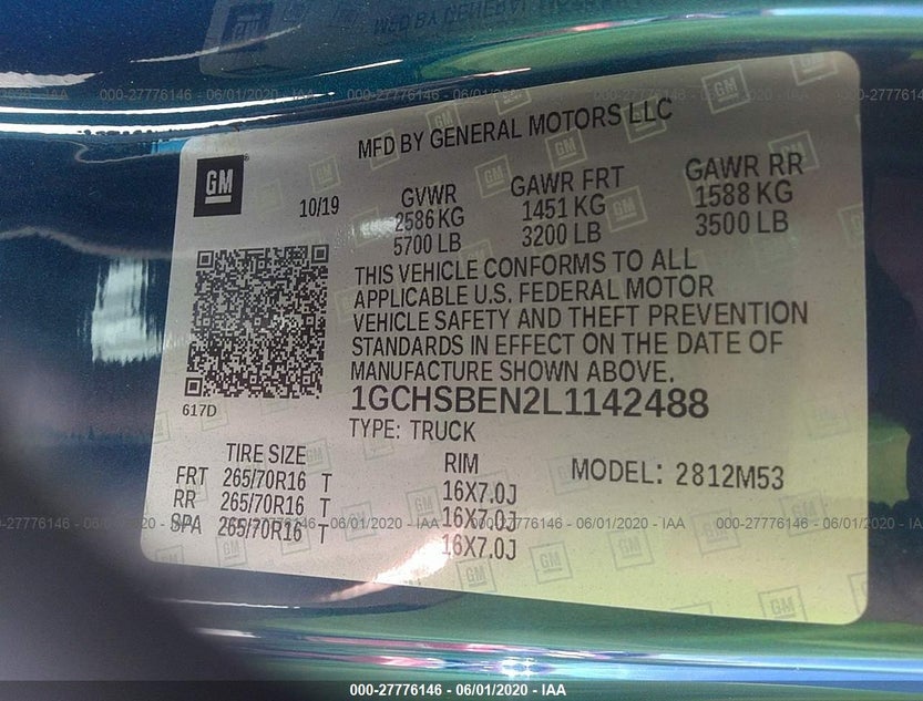 1GCHSBEN2L1142488