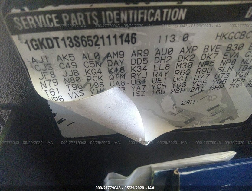 1GKDT13S652111146