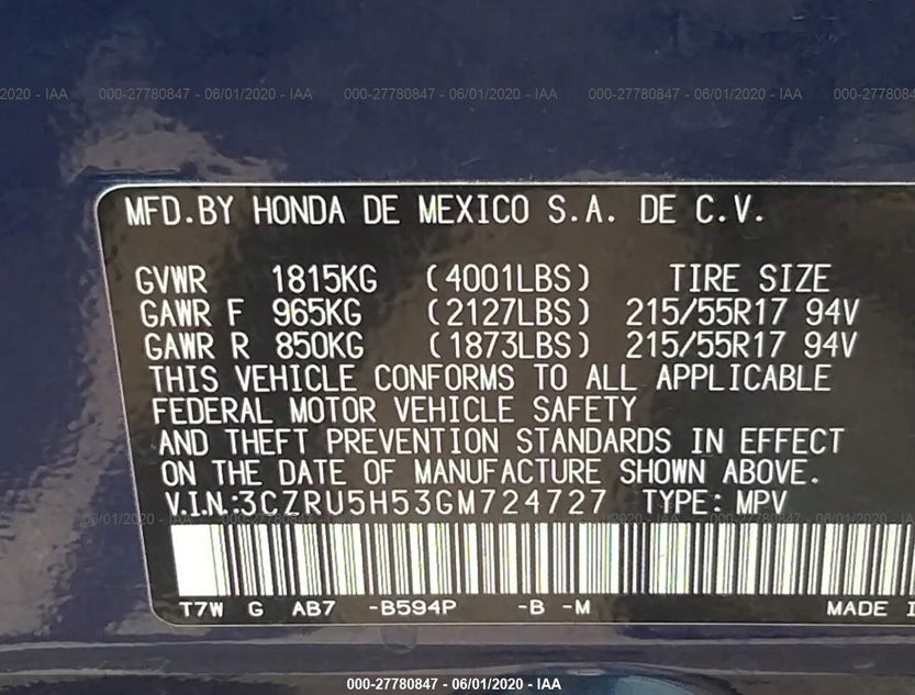3CZRU5H53GM724727