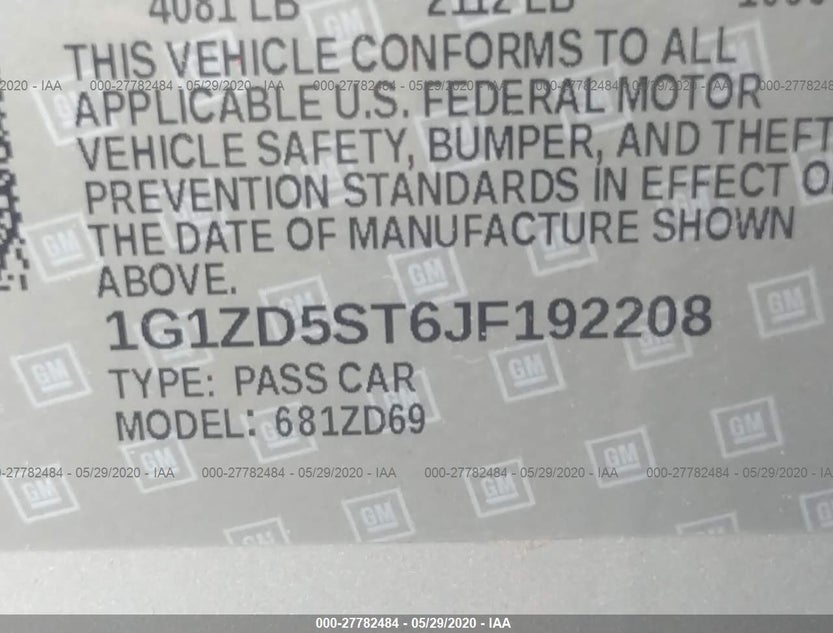 1G1ZD5ST6JF192208