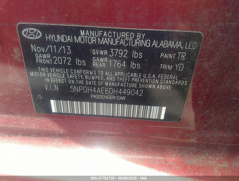 5NPDH4AE6DH449042