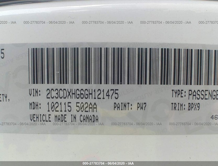 2C3CDXHG6GH121475