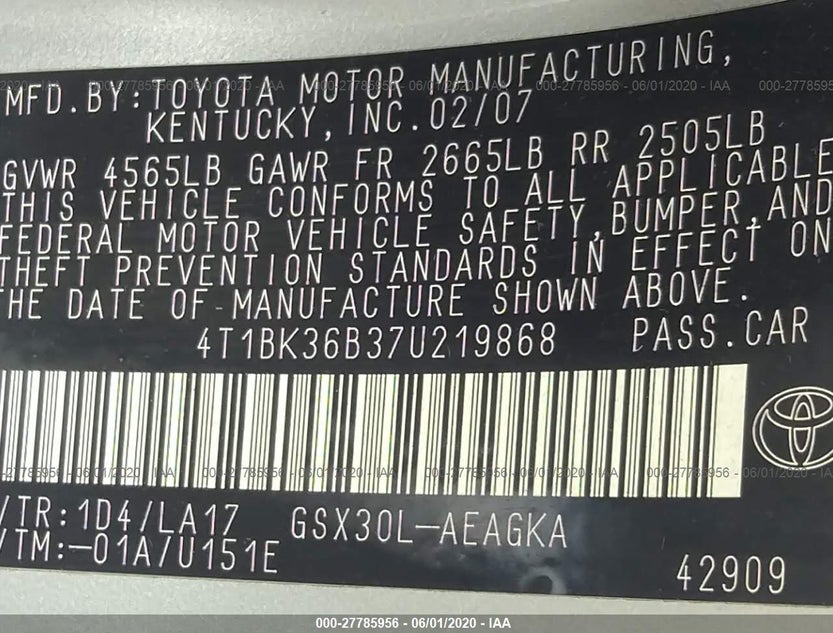 4T1BK36B37U219868