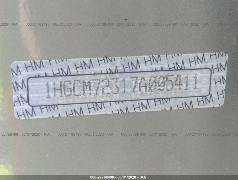 1HGCM72317A005411
