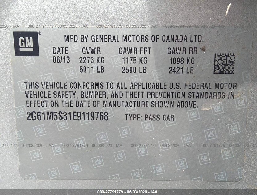 2G61M5S31E9119768