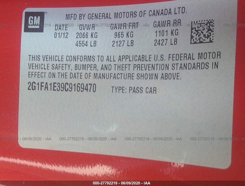 2G1FA1E39C9169470