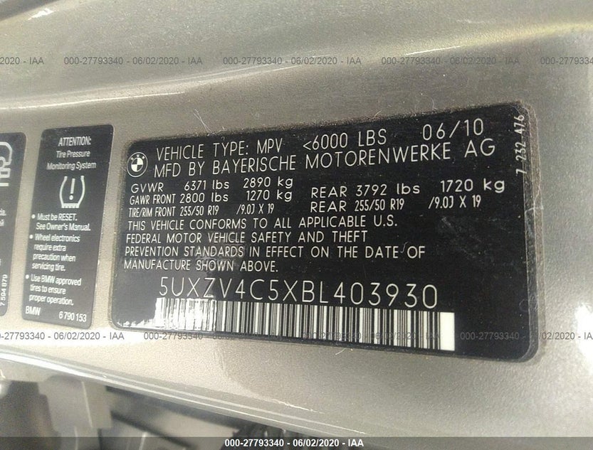 5UXZV4C5XBL403930