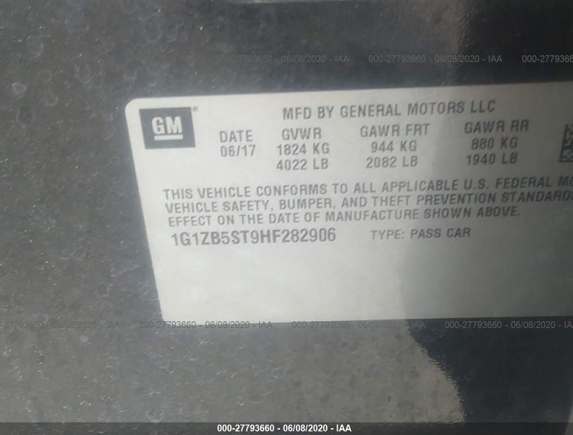 1G1ZB5ST9HF282906
