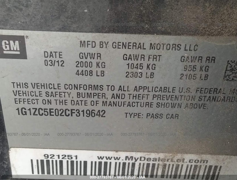 1G1ZC5E02CF319642