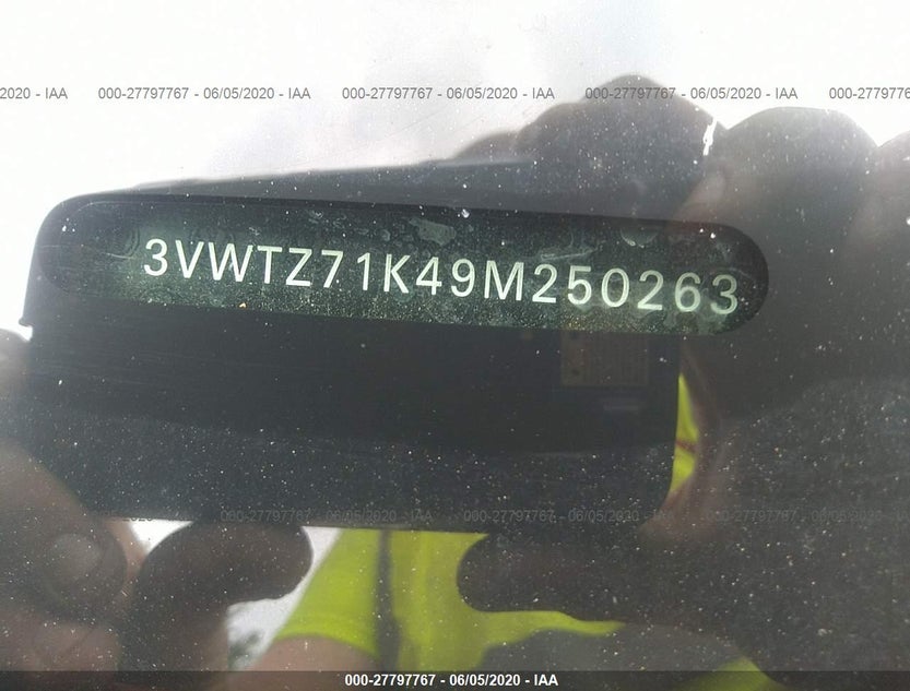 3VWTZ71K49M250263