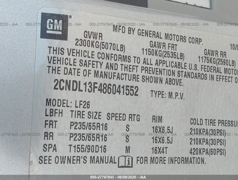2CNDL13F486041552