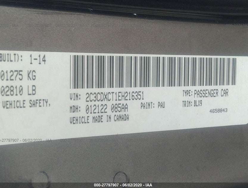 2C3CDXCT1EH216351