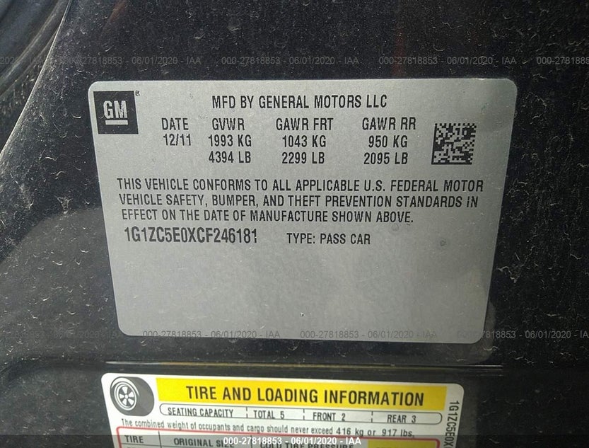 1G1ZC5E0XCF246181