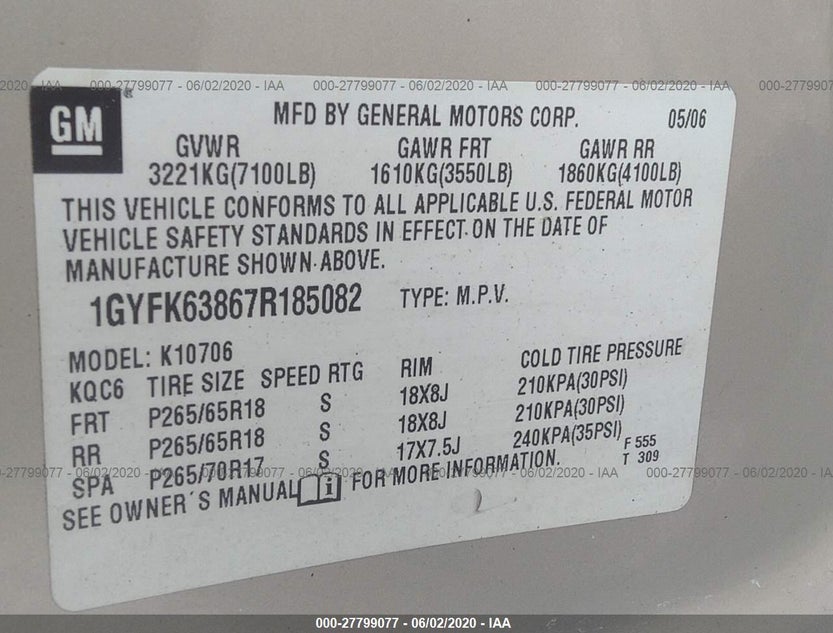 1GYFK63867R185082