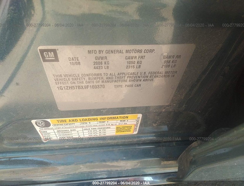 1G1ZH57BX9F169370