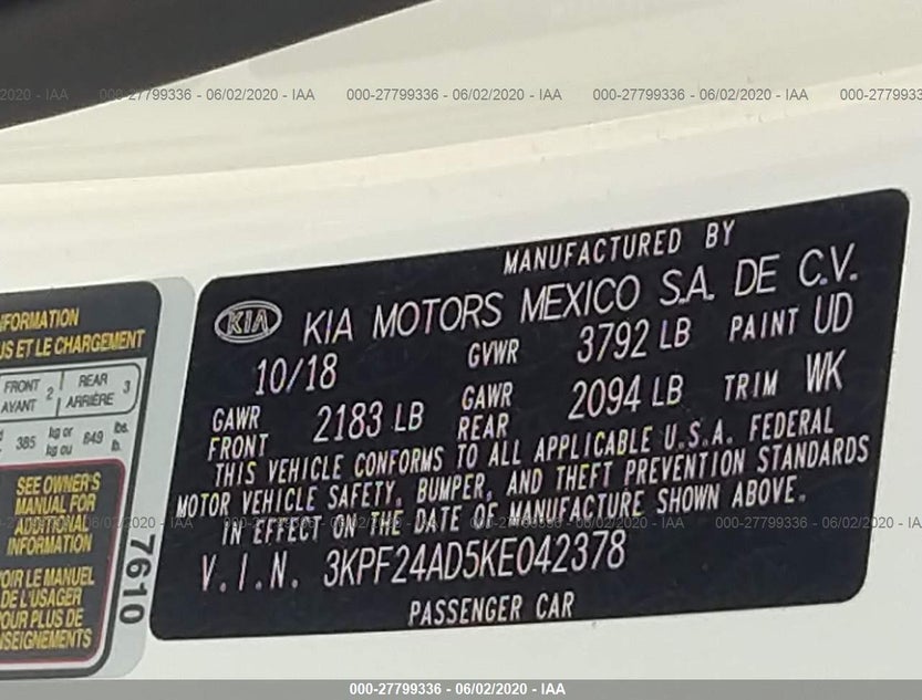 3KPF24AD5KE042378