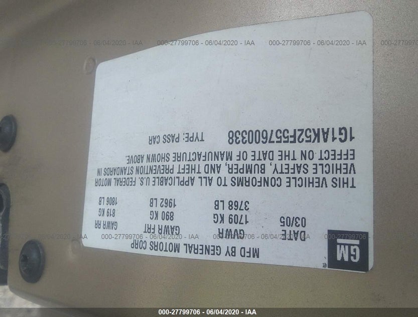 1G1AK52F557600338