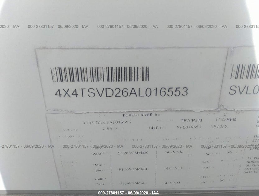 4X4TSVD26AL016553