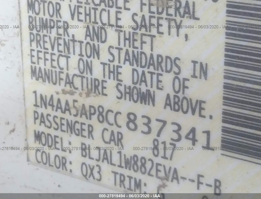 1N4AA5AP8CC837341