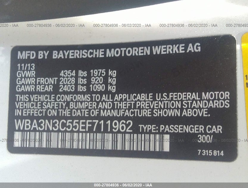 WBA3N3C55EF711962