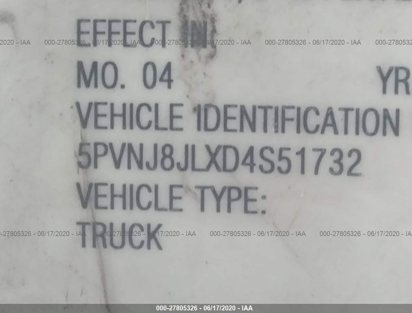 5PVNJ8JLXD4S51732