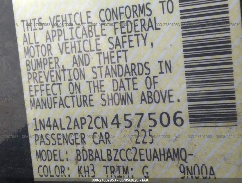 1N4AL2AP2CN457506