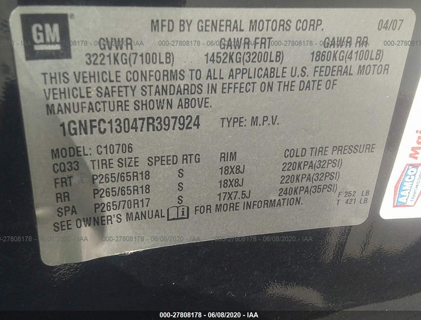 1GNFC13047R397924