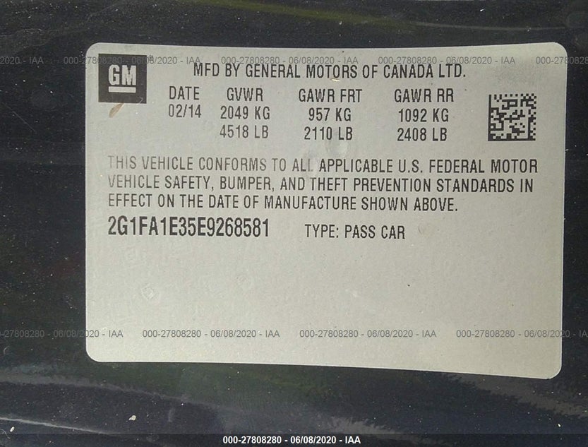 2G1FA1E35E9268581