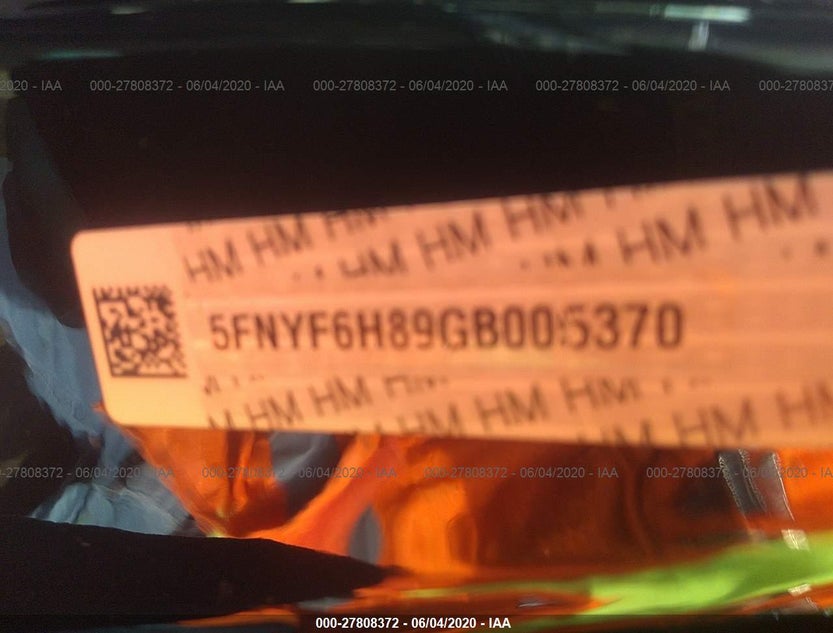 5FNYF6H89GB005370
