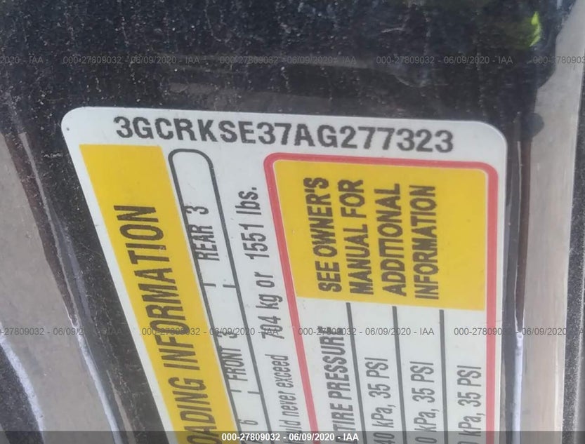 3GCRKSE37AG277323