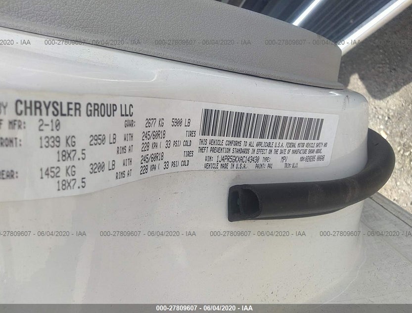 1J4PR5GKXAC143430