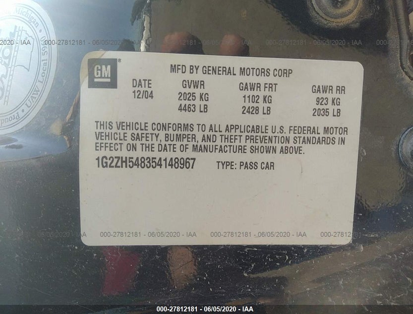 1G2ZH548354148967