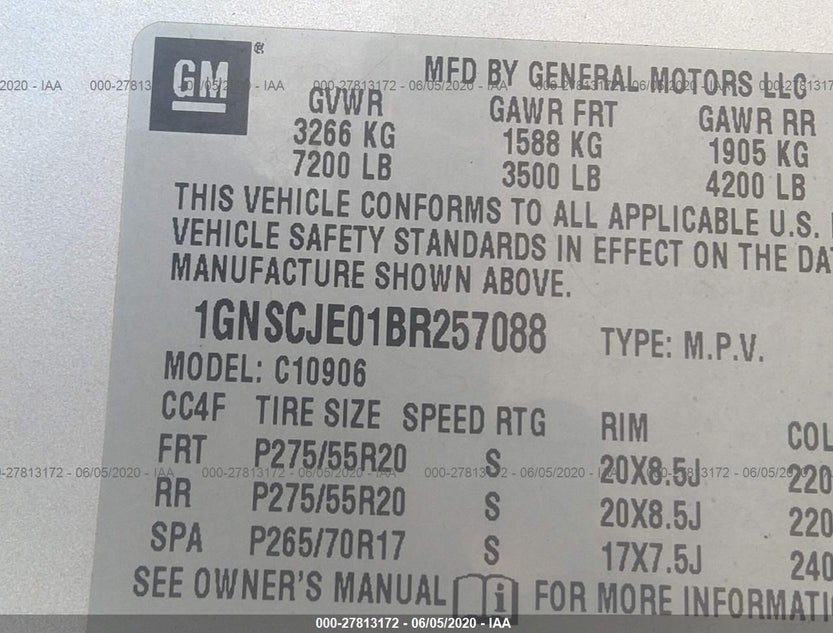 1GNSCJE01BR257088