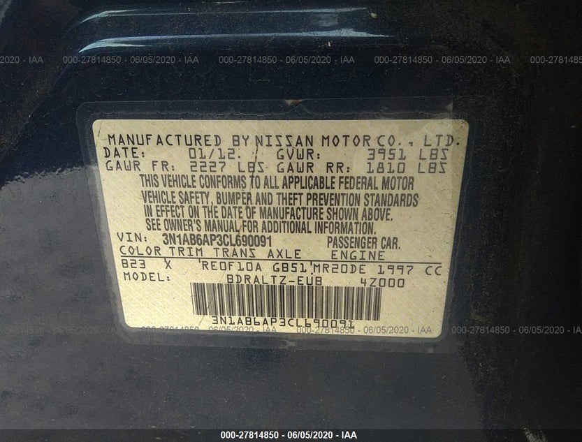 3N1AB6AP3CL690091