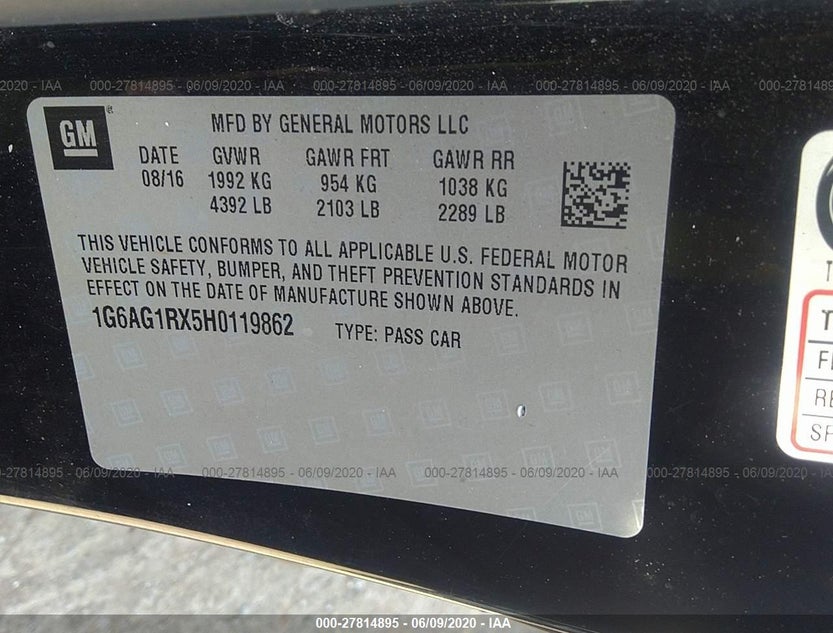 1G6AG1RX5H0119862