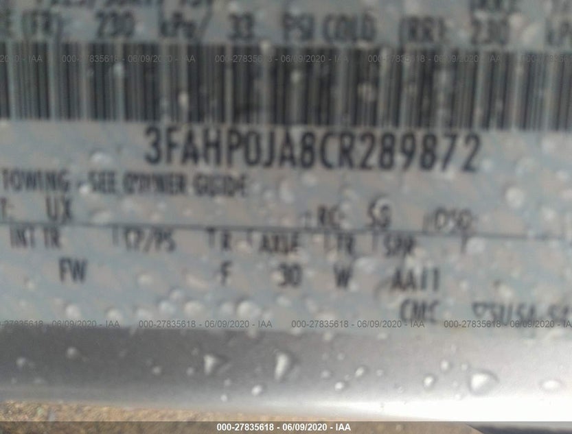 3FAHP0JA8CR289872