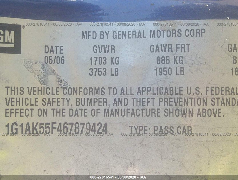 1G1AK55F467879424
