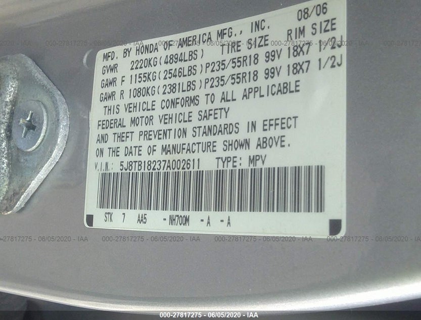 5J8TB18237A002611