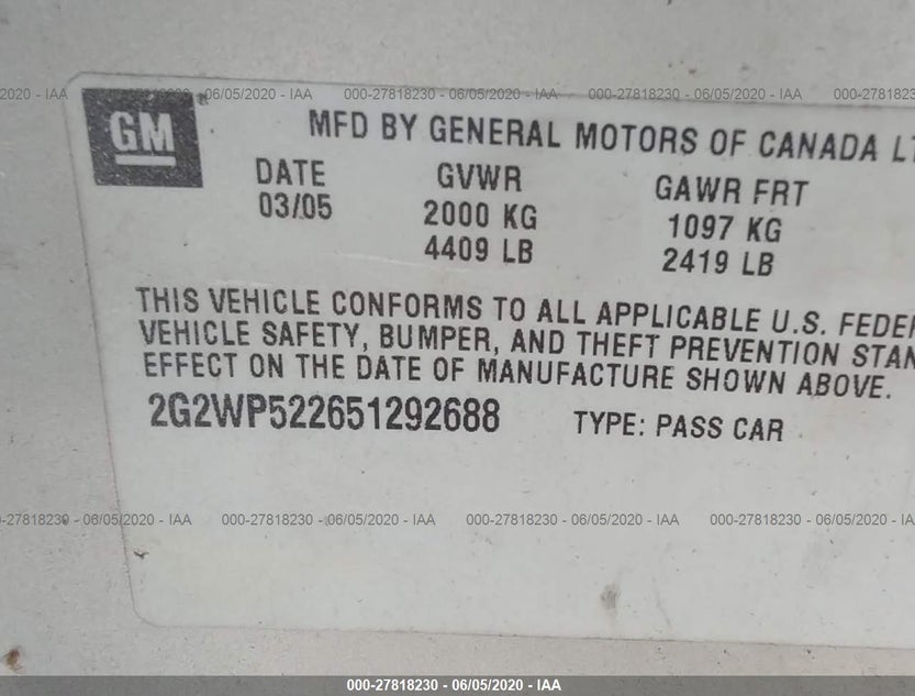 2G2WP522651292688