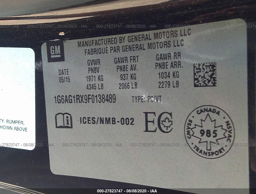 1G6AG1RX9F0138489